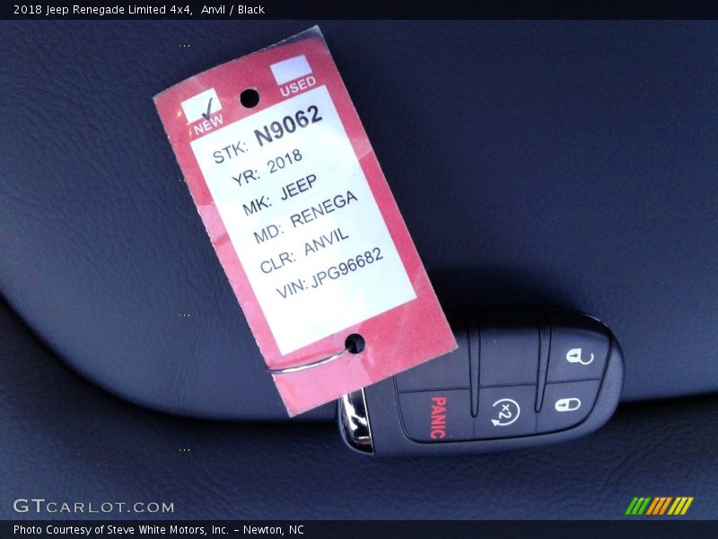 Anvil / Black 2018 Jeep Renegade Limited 4x4