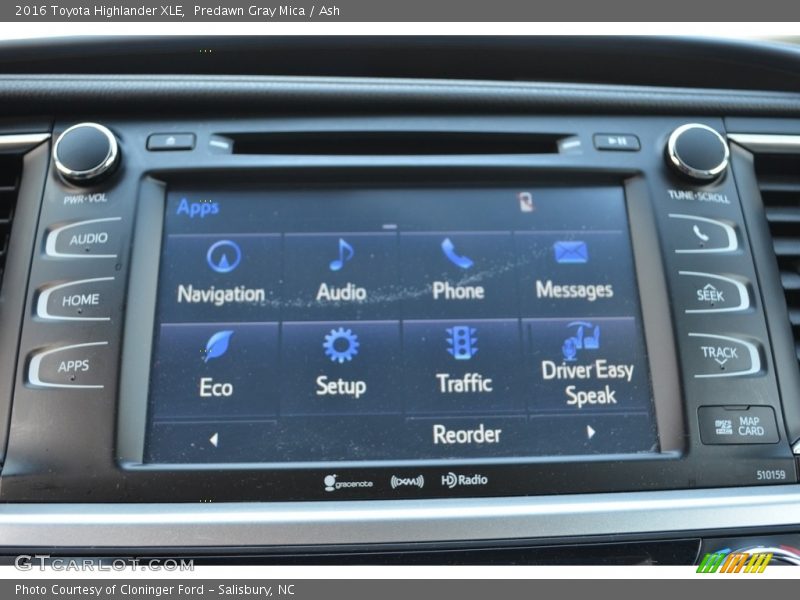 Predawn Gray Mica / Ash 2016 Toyota Highlander XLE