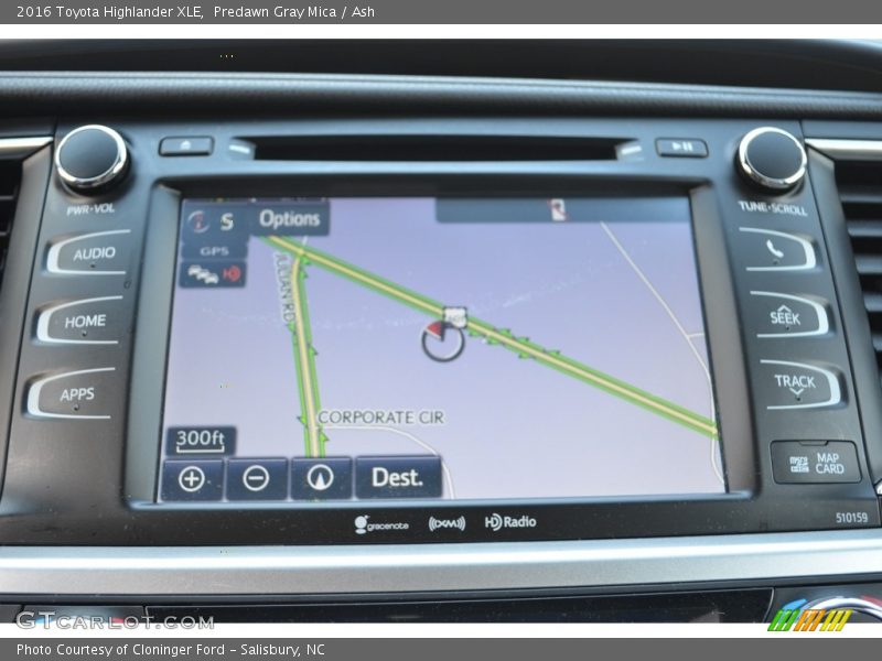 Predawn Gray Mica / Ash 2016 Toyota Highlander XLE