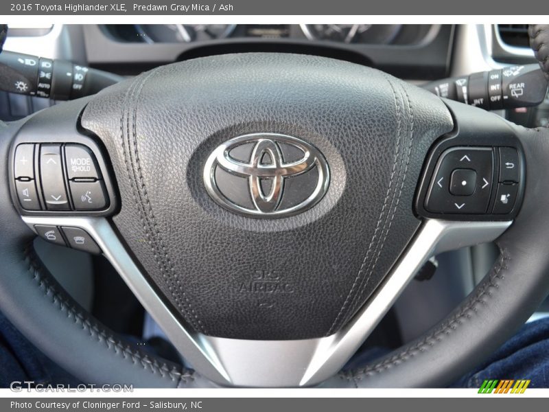 Predawn Gray Mica / Ash 2016 Toyota Highlander XLE