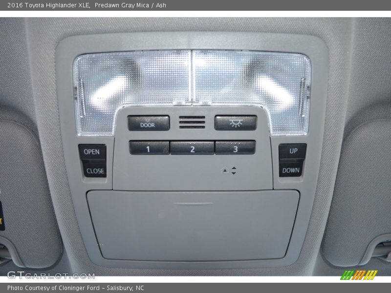 Predawn Gray Mica / Ash 2016 Toyota Highlander XLE