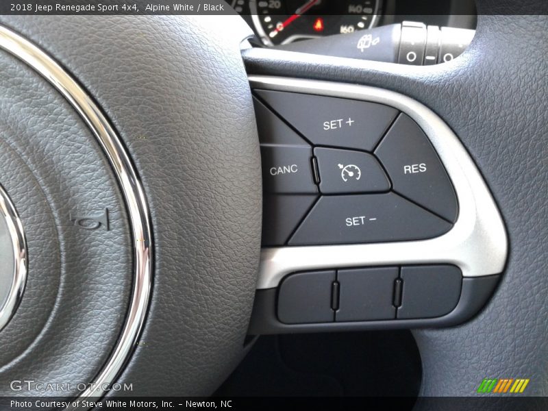 Controls of 2018 Renegade Sport 4x4