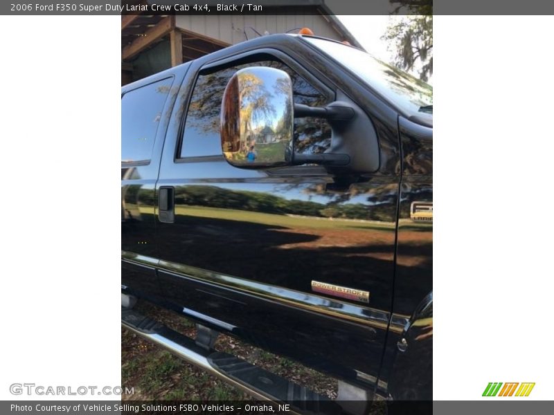 Black / Tan 2006 Ford F350 Super Duty Lariat Crew Cab 4x4
