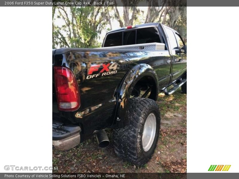 Black / Tan 2006 Ford F350 Super Duty Lariat Crew Cab 4x4
