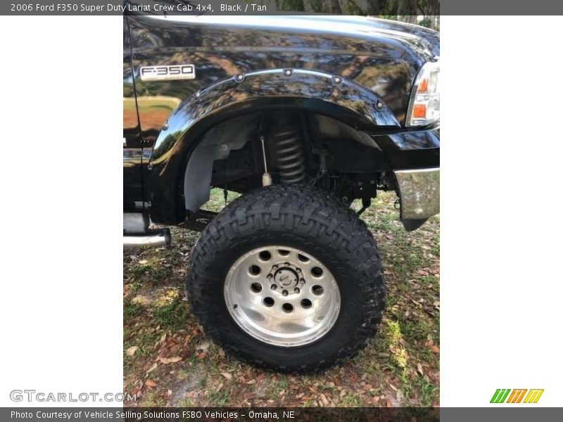 Black / Tan 2006 Ford F350 Super Duty Lariat Crew Cab 4x4