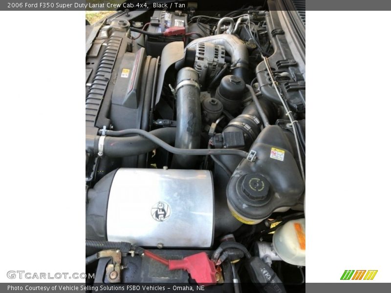 Black / Tan 2006 Ford F350 Super Duty Lariat Crew Cab 4x4