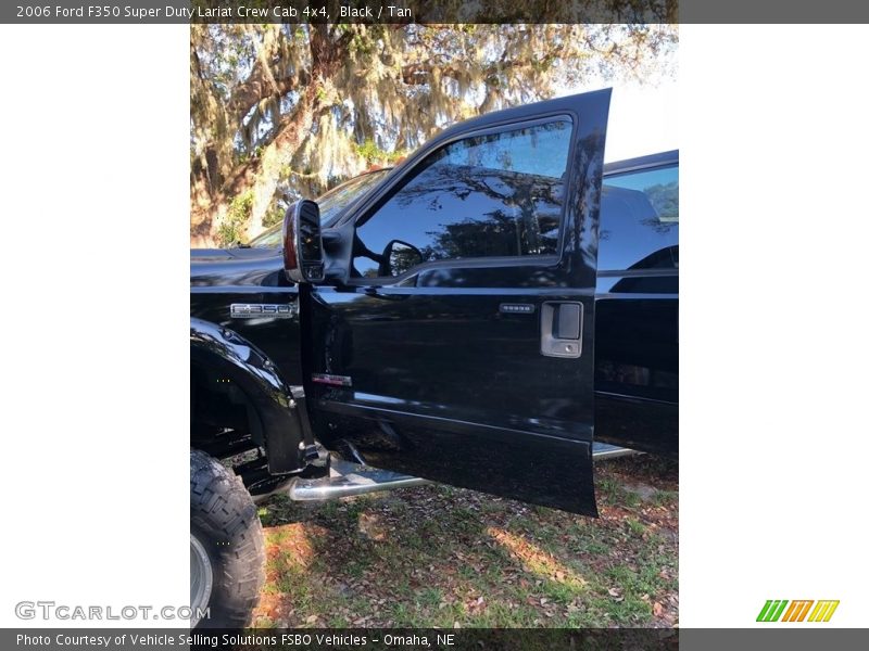 Black / Tan 2006 Ford F350 Super Duty Lariat Crew Cab 4x4