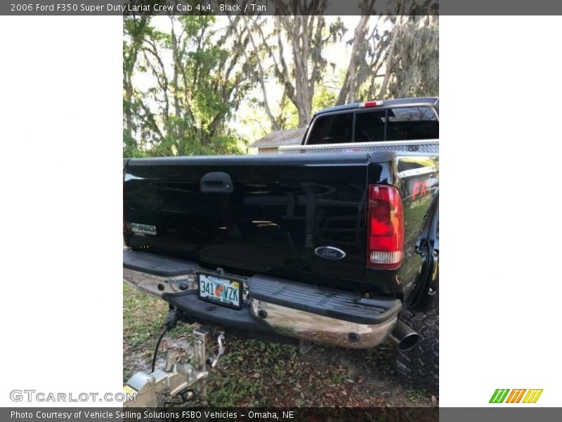 Black / Tan 2006 Ford F350 Super Duty Lariat Crew Cab 4x4