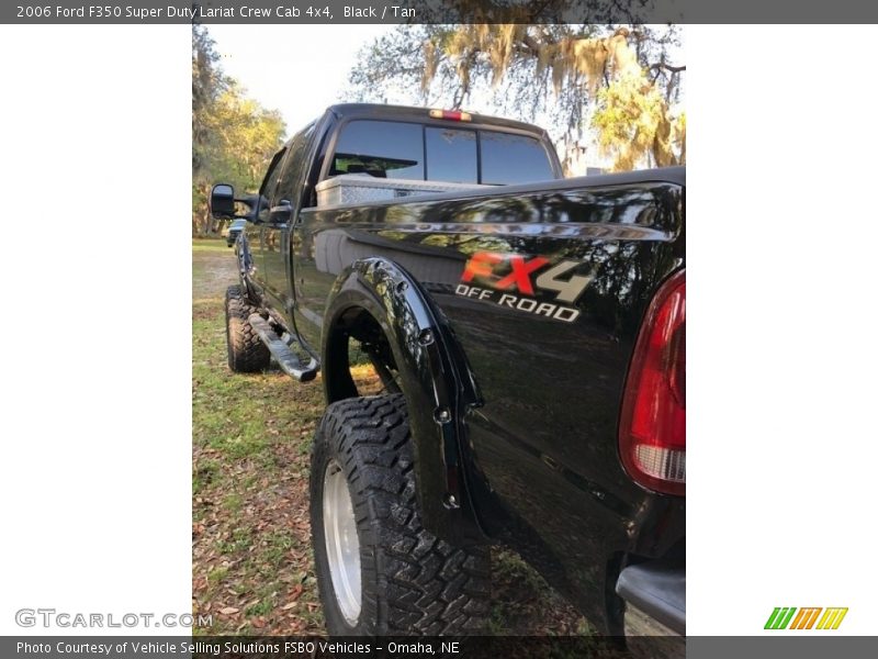 Black / Tan 2006 Ford F350 Super Duty Lariat Crew Cab 4x4