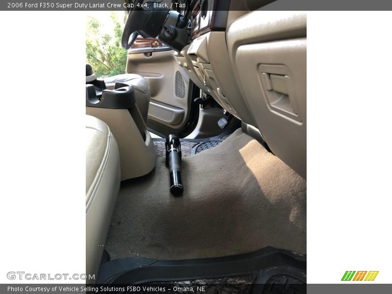 Black / Tan 2006 Ford F350 Super Duty Lariat Crew Cab 4x4
