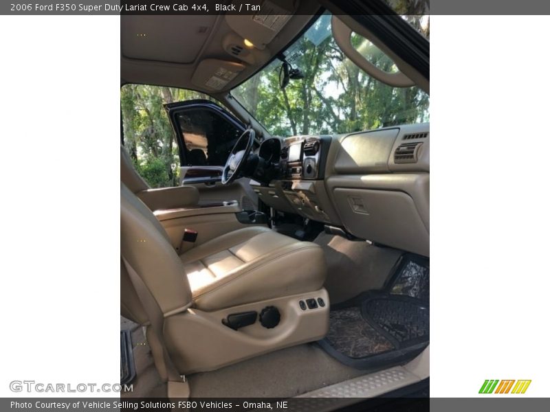 Black / Tan 2006 Ford F350 Super Duty Lariat Crew Cab 4x4