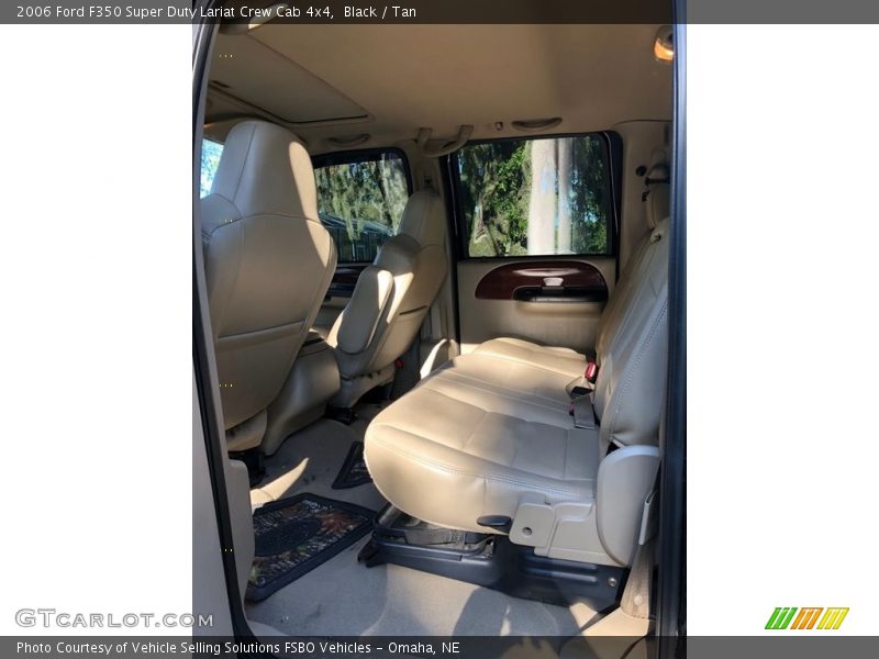 Black / Tan 2006 Ford F350 Super Duty Lariat Crew Cab 4x4