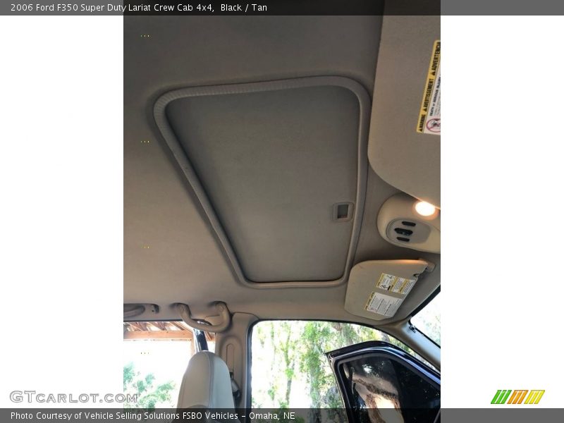 Black / Tan 2006 Ford F350 Super Duty Lariat Crew Cab 4x4