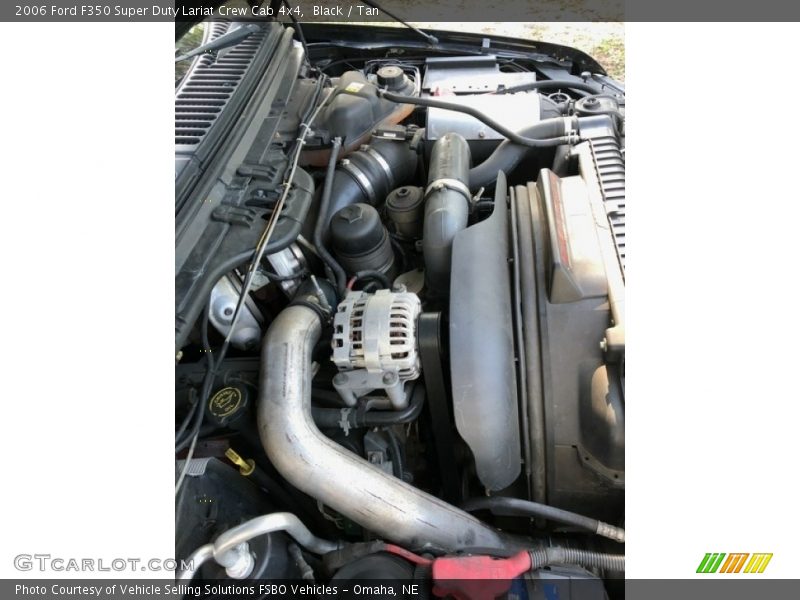 Black / Tan 2006 Ford F350 Super Duty Lariat Crew Cab 4x4