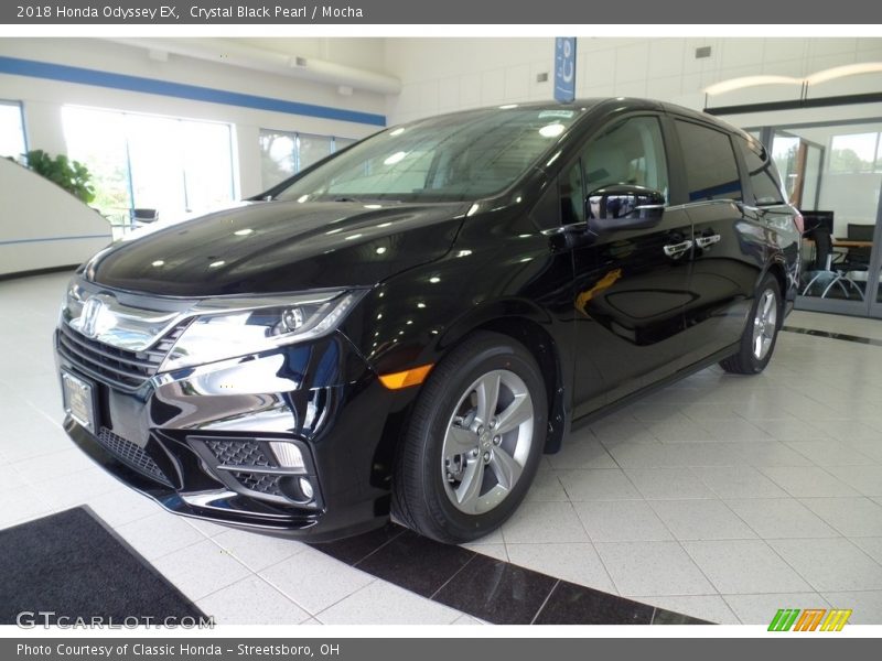 Crystal Black Pearl / Mocha 2018 Honda Odyssey EX