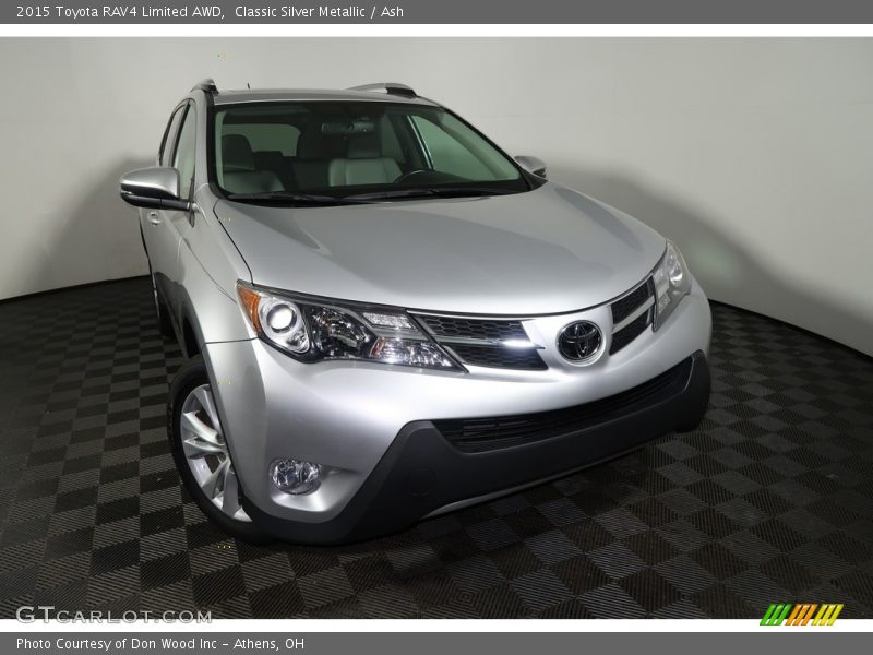 Classic Silver Metallic / Ash 2015 Toyota RAV4 Limited AWD