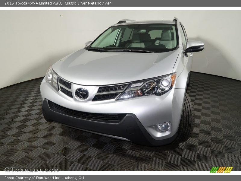 Classic Silver Metallic / Ash 2015 Toyota RAV4 Limited AWD