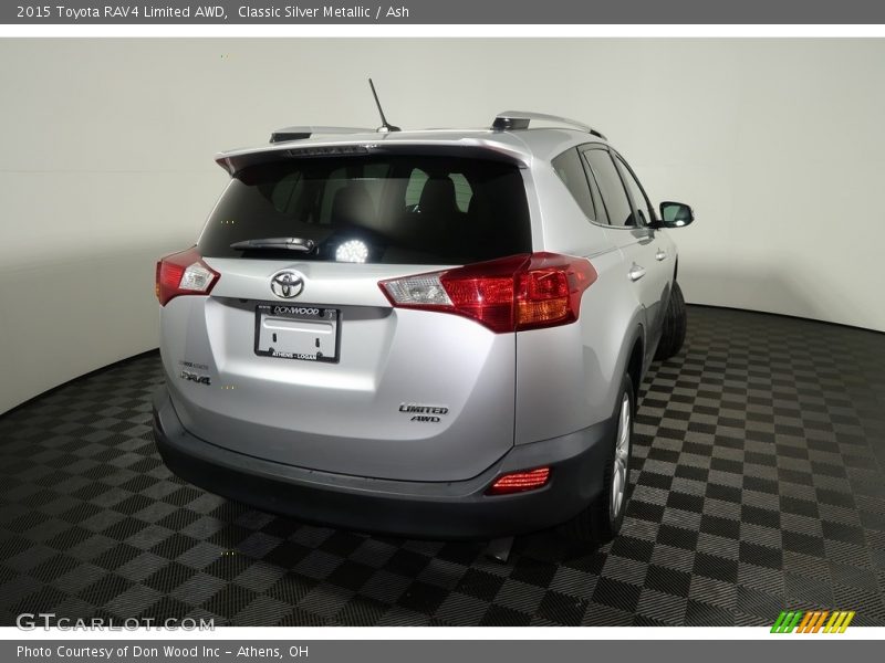Classic Silver Metallic / Ash 2015 Toyota RAV4 Limited AWD