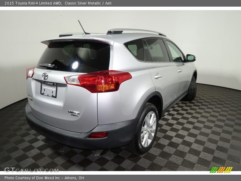 Classic Silver Metallic / Ash 2015 Toyota RAV4 Limited AWD