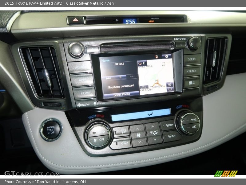 Classic Silver Metallic / Ash 2015 Toyota RAV4 Limited AWD