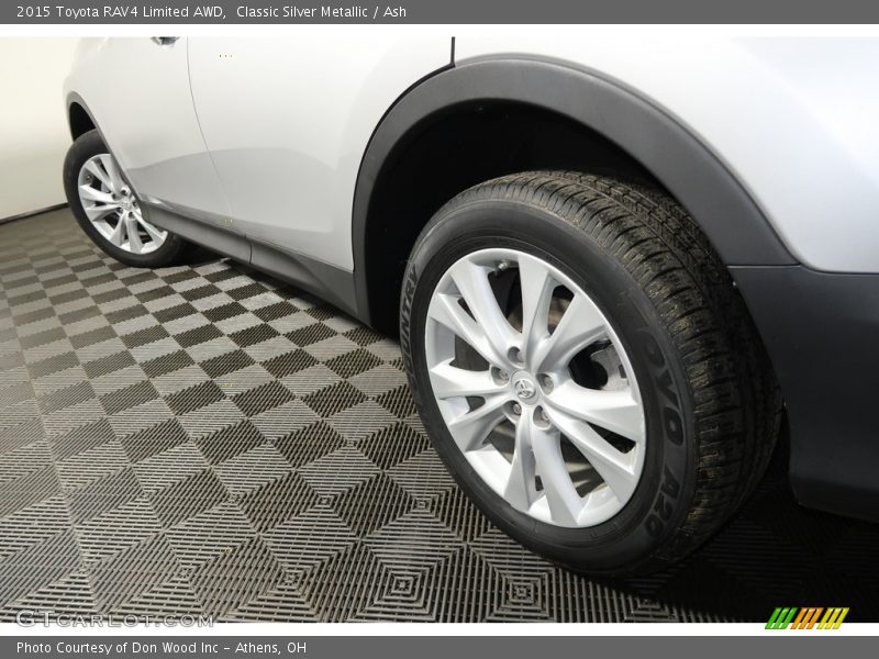 Classic Silver Metallic / Ash 2015 Toyota RAV4 Limited AWD