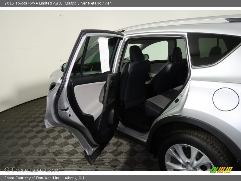 Classic Silver Metallic / Ash 2015 Toyota RAV4 Limited AWD
