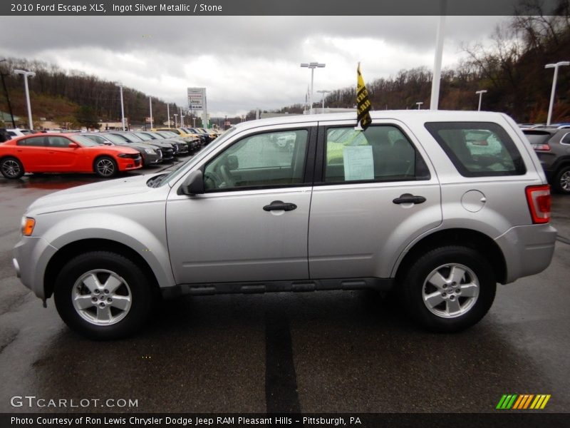 Ingot Silver Metallic / Stone 2010 Ford Escape XLS