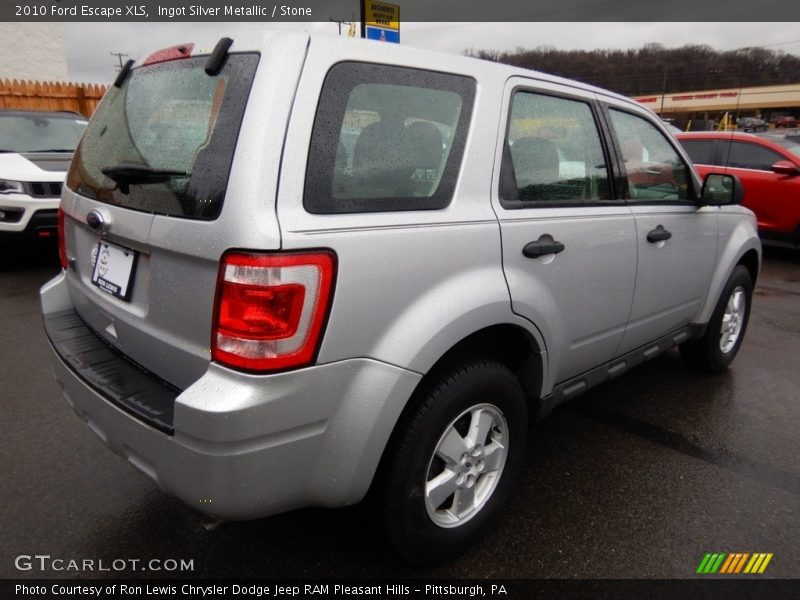 Ingot Silver Metallic / Stone 2010 Ford Escape XLS