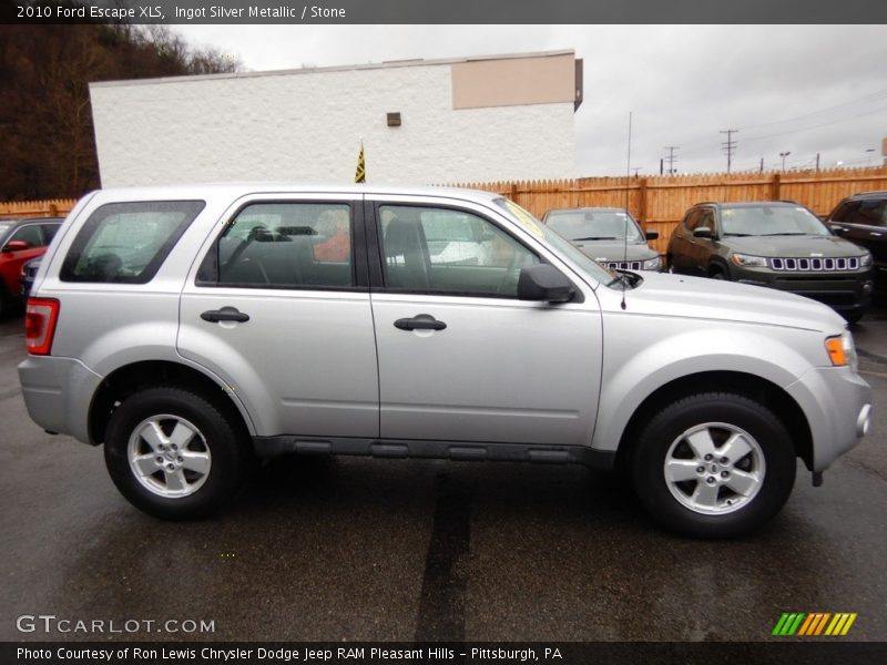 Ingot Silver Metallic / Stone 2010 Ford Escape XLS