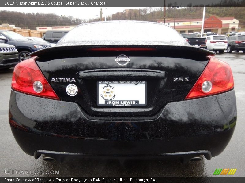 Super Black / Charcoal 2013 Nissan Altima 2.5 S Coupe