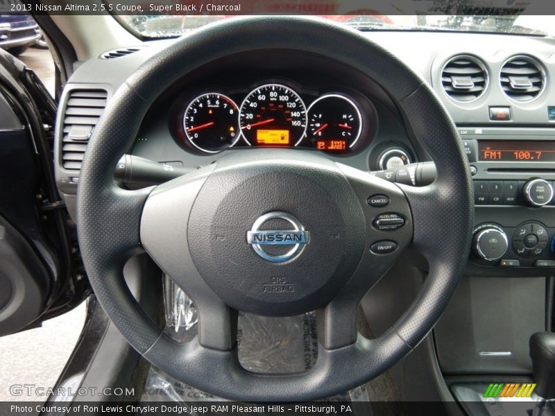 Super Black / Charcoal 2013 Nissan Altima 2.5 S Coupe