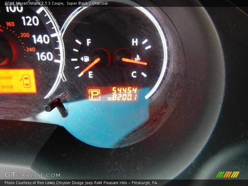Super Black / Charcoal 2013 Nissan Altima 2.5 S Coupe