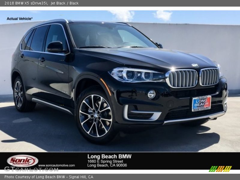 Jet Black / Black 2018 BMW X5 sDrive35i