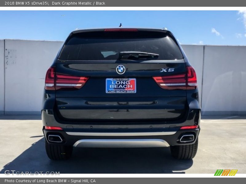Dark Graphite Metallic / Black 2018 BMW X5 sDrive35i