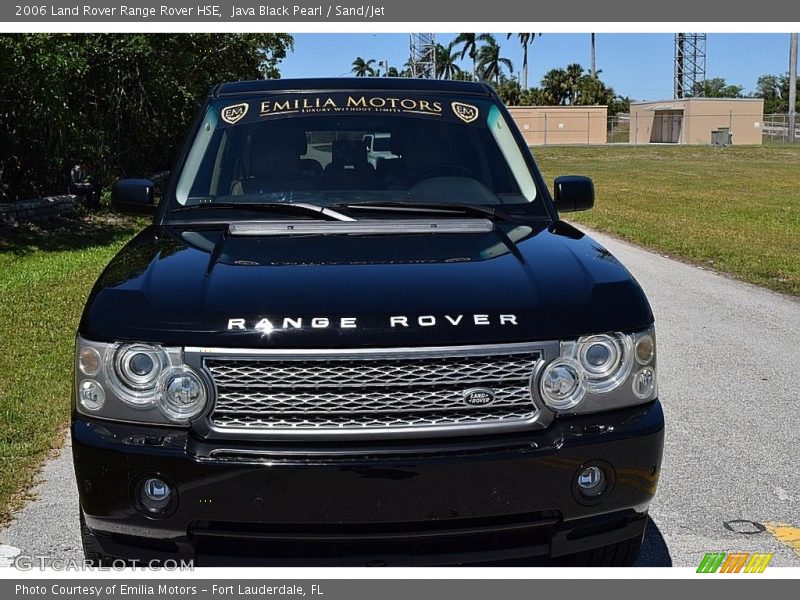 Java Black Pearl / Sand/Jet 2006 Land Rover Range Rover HSE