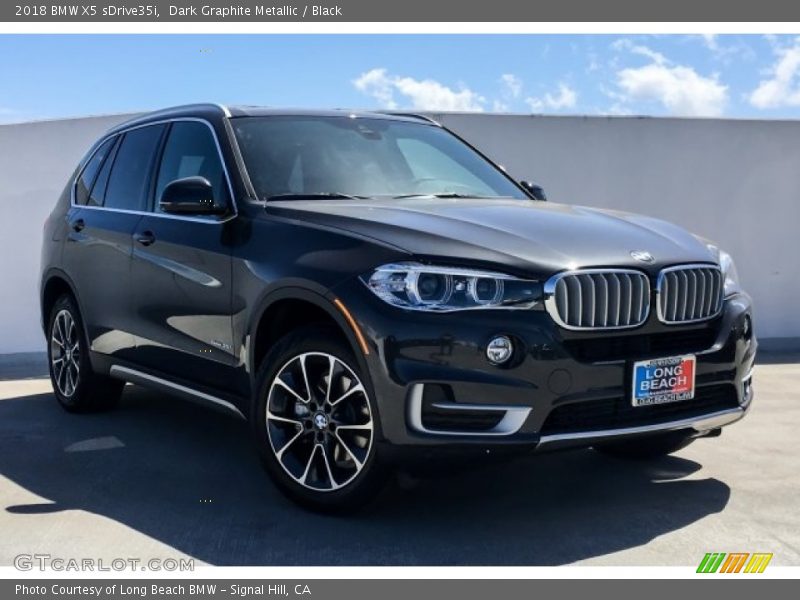 Dark Graphite Metallic / Black 2018 BMW X5 sDrive35i