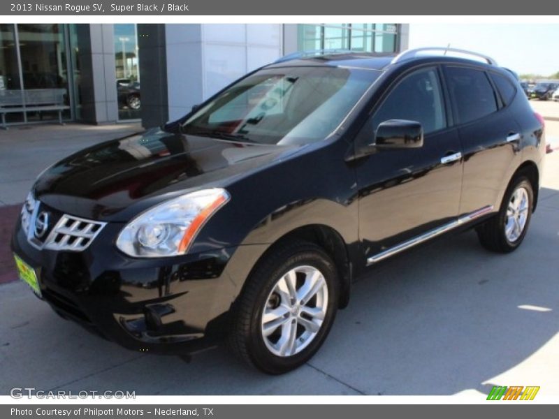 Super Black / Black 2013 Nissan Rogue SV