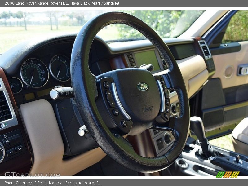 Java Black Pearl / Sand/Jet 2006 Land Rover Range Rover HSE