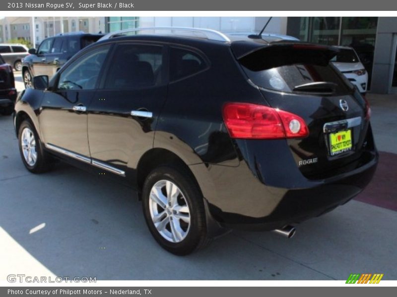 Super Black / Black 2013 Nissan Rogue SV