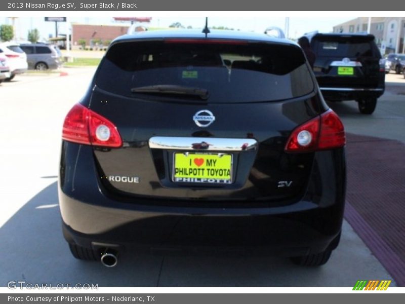 Super Black / Black 2013 Nissan Rogue SV