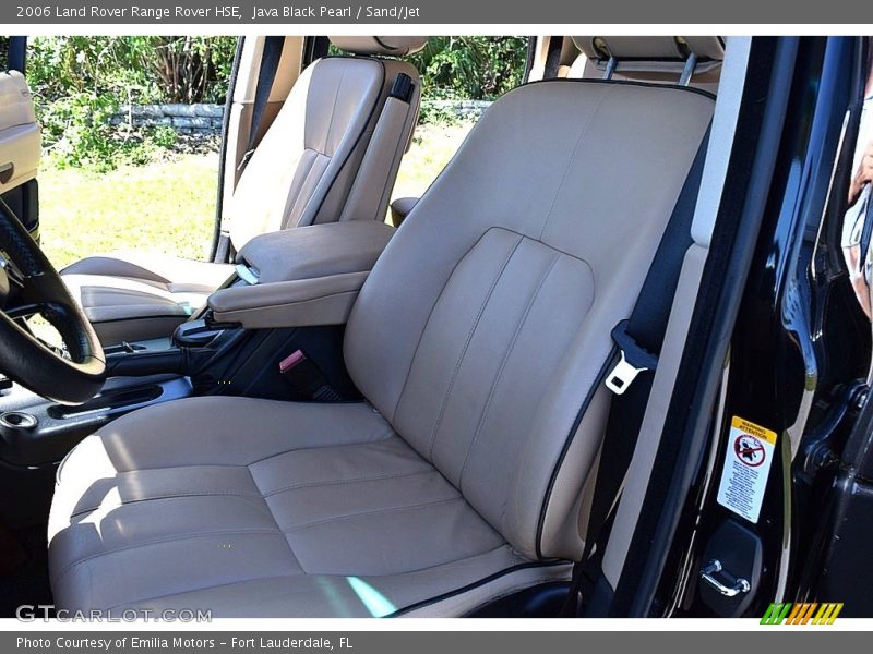 Java Black Pearl / Sand/Jet 2006 Land Rover Range Rover HSE