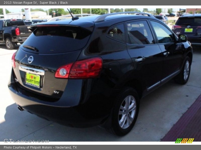 Super Black / Black 2013 Nissan Rogue SV
