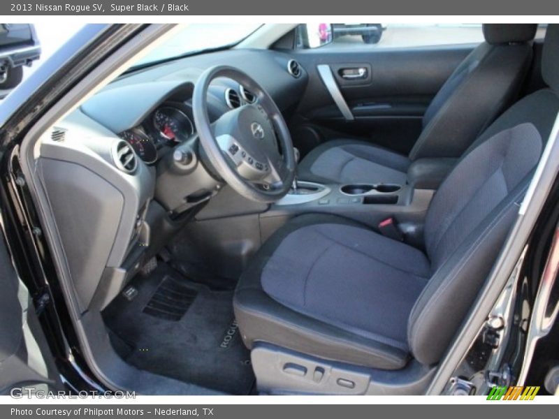 Super Black / Black 2013 Nissan Rogue SV