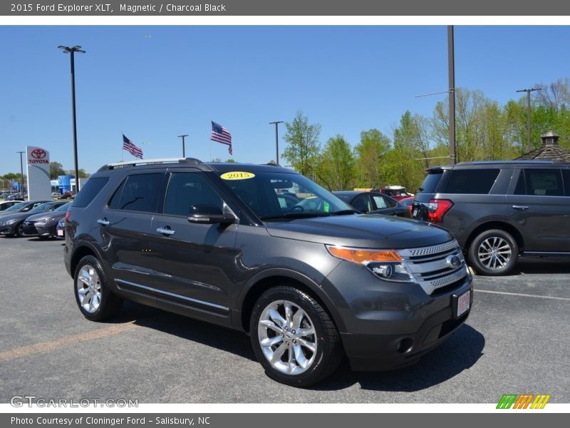 Magnetic / Charcoal Black 2015 Ford Explorer XLT