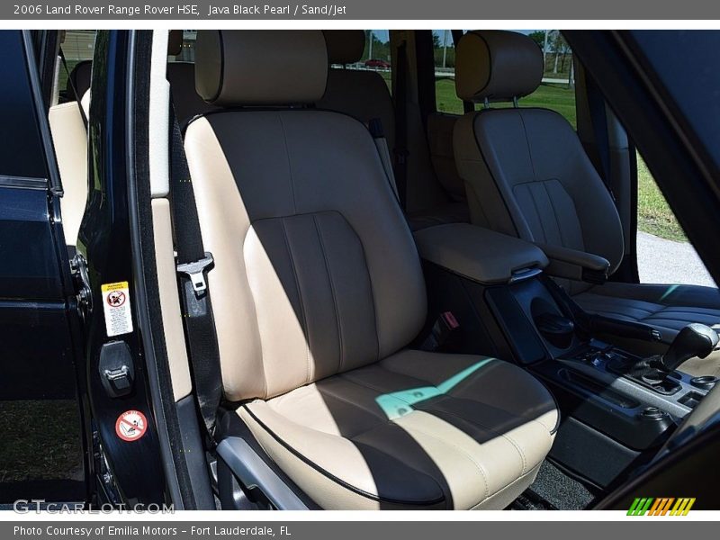 Java Black Pearl / Sand/Jet 2006 Land Rover Range Rover HSE