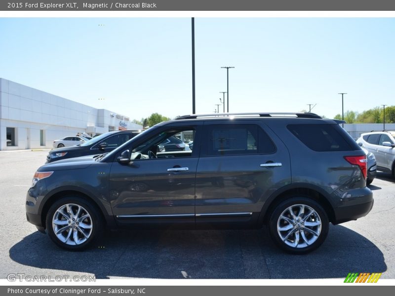 Magnetic / Charcoal Black 2015 Ford Explorer XLT
