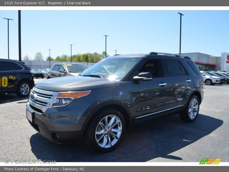 Magnetic / Charcoal Black 2015 Ford Explorer XLT
