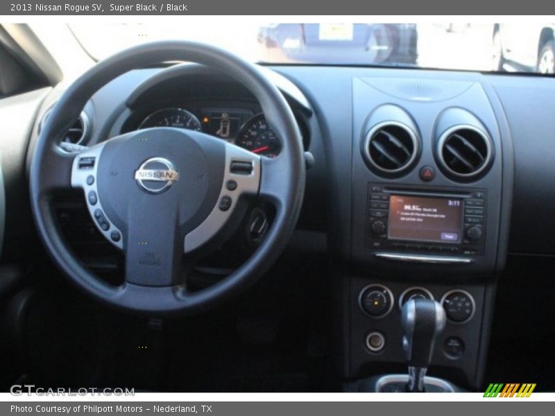 Super Black / Black 2013 Nissan Rogue SV
