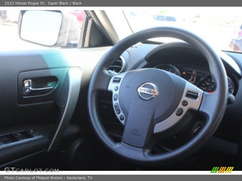 Super Black / Black 2013 Nissan Rogue SV