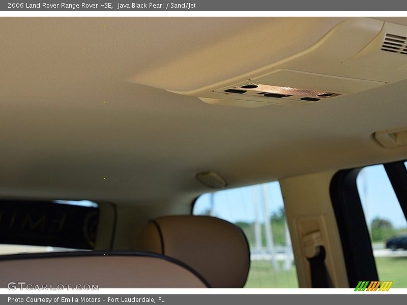 Java Black Pearl / Sand/Jet 2006 Land Rover Range Rover HSE